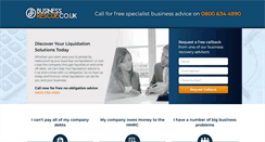 Desktop Screenshot of businessrescue.co.uk